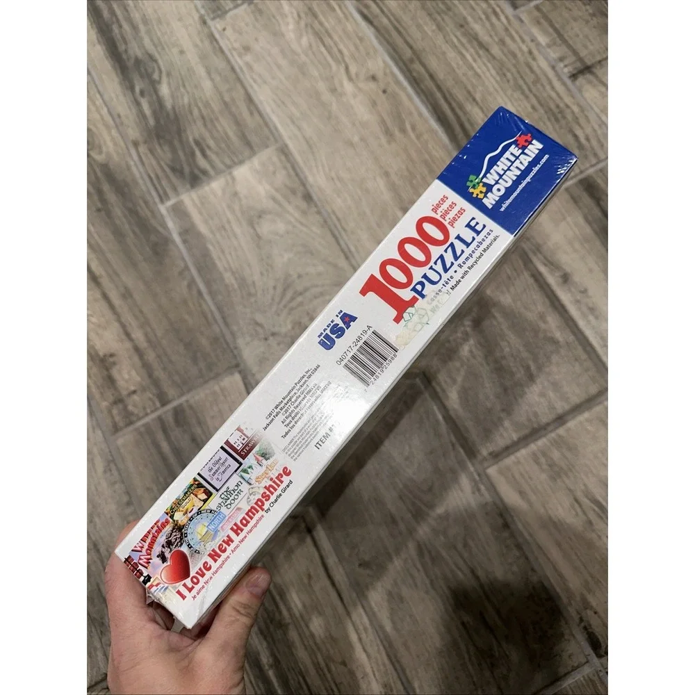 White Mountain 1000 Piece I Love New Hampshire 24